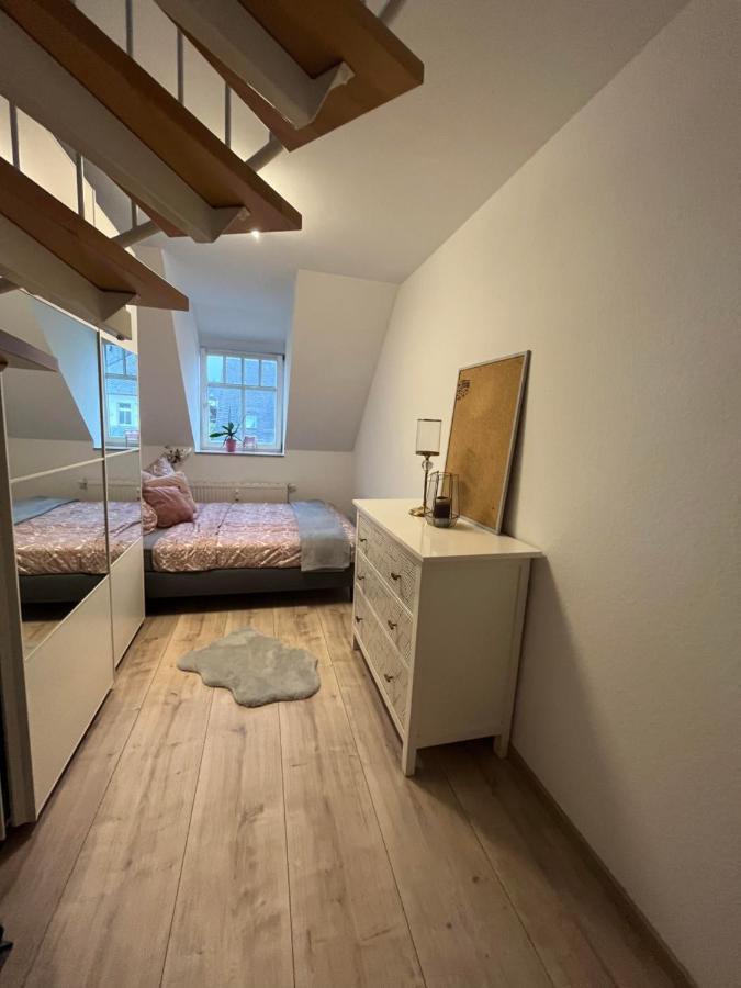 105 Qm Neues Klimatisiertes Appartment Fuer Familien Privater Parkplatz 开姆尼茨 外观 照片